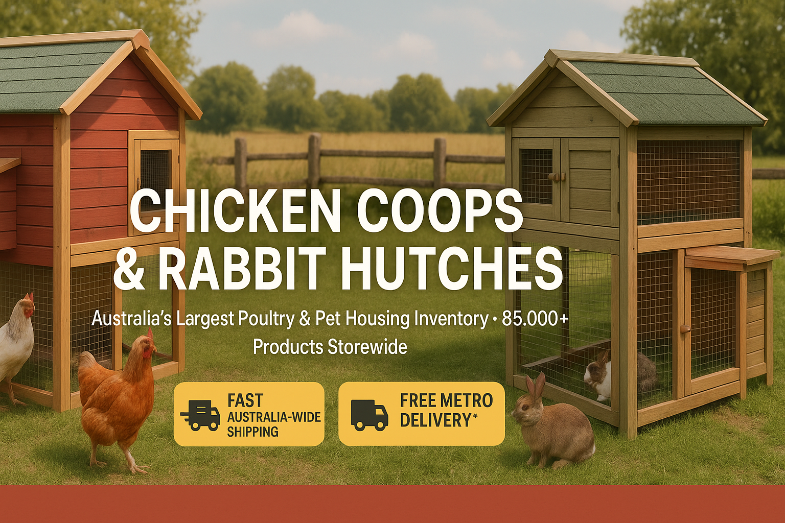 Chicken Coops & Rabbit Hutches