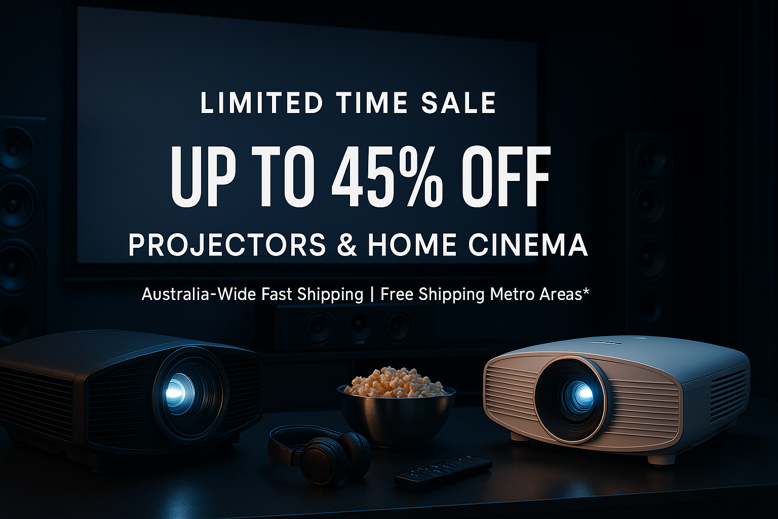 Projectors & Accessories - 4K, Portable, Home Theater & Professional