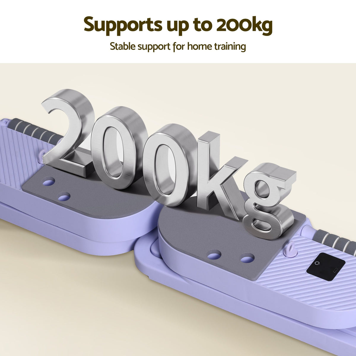 Everfit Abdominal Trainer Machine Core Glider Split Home Gym Equipment Purple