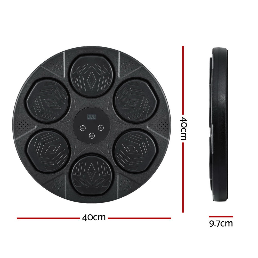 Everfit Music Boxing Machine Bluetooth Wall-Mounted Punch Target with LED Display & Gloves