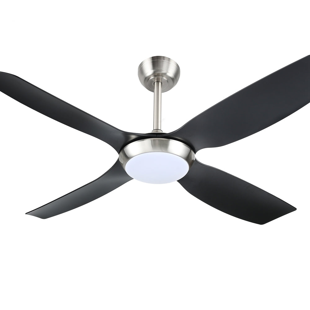 Devanti 52'' Ceiling Fan DC Motor w/Light w/Remote Black