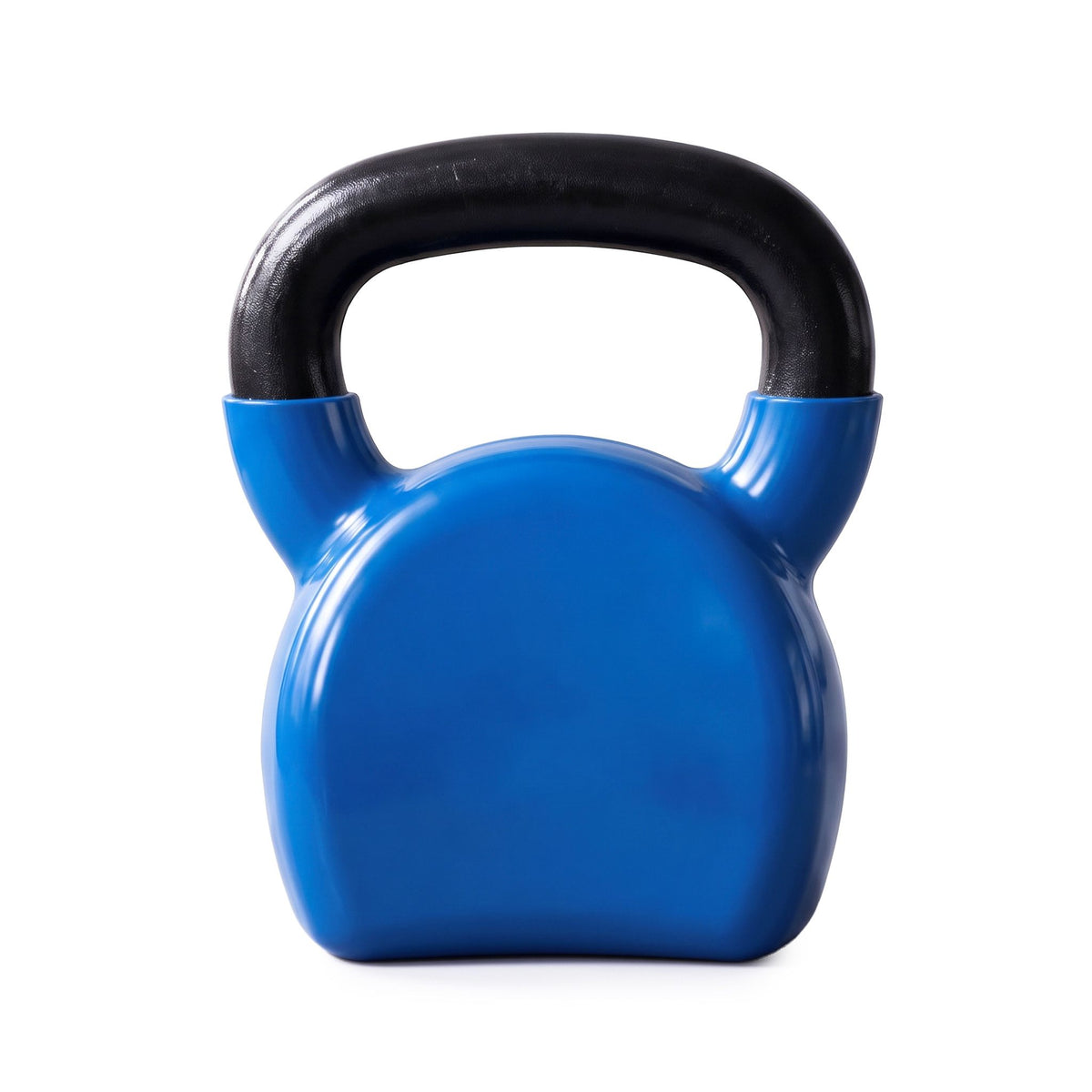 Everfit 16kg Kettlebell Cast Iron Weightlifting Bench Dumbbells Kettle Bell Blue