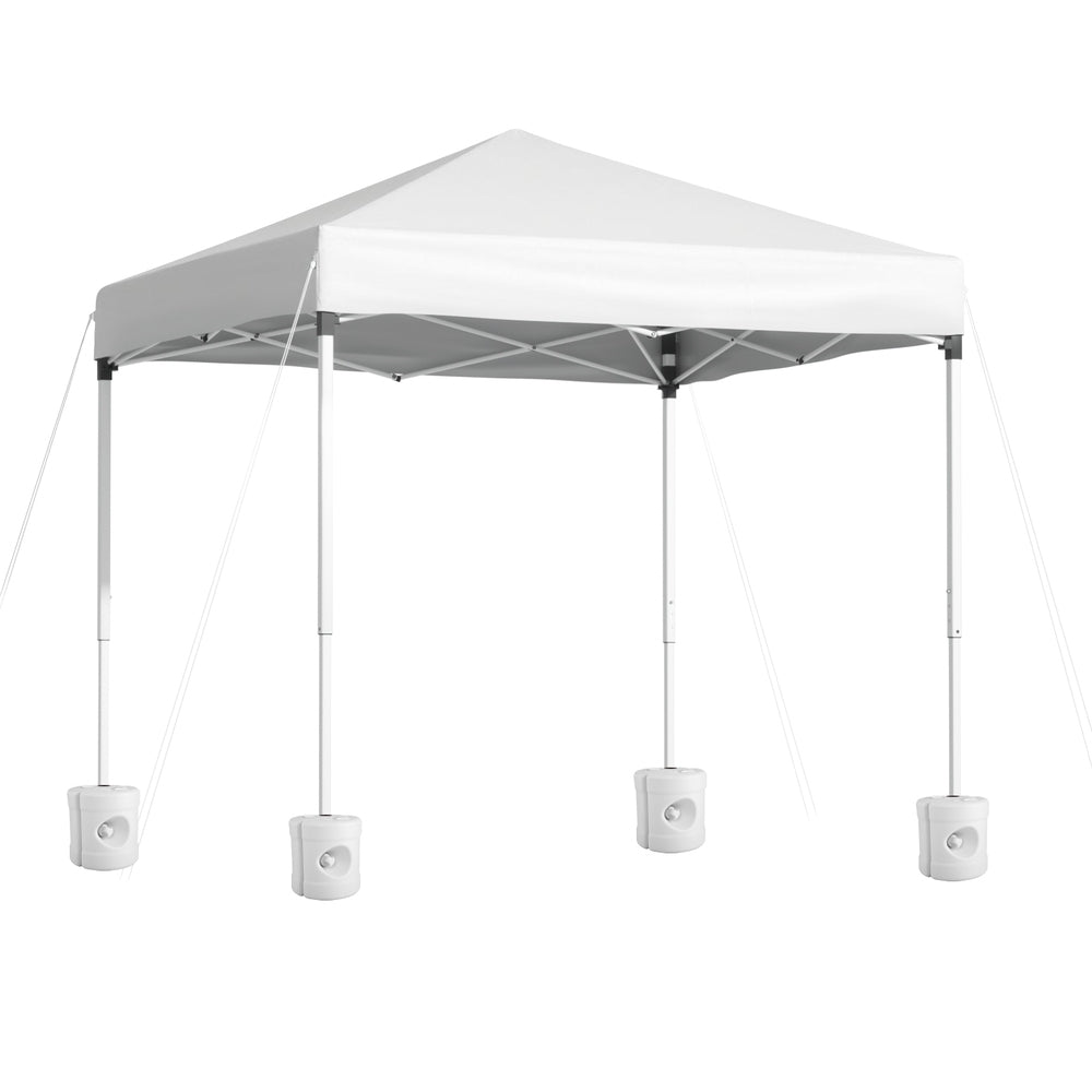 Instahut Gazebo 2x2m Outdoor Patio Garden Marquee Shade w/ Base Pods White