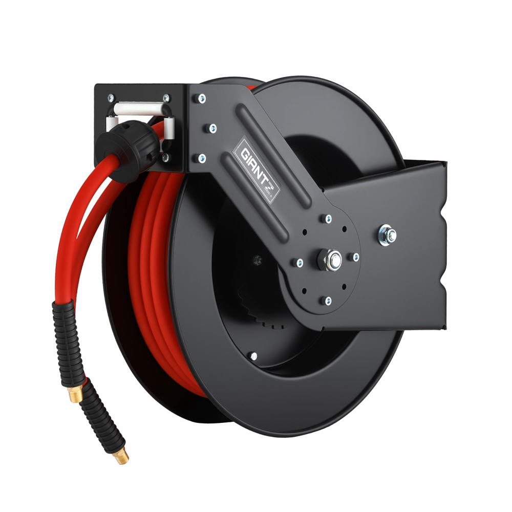 Giantz Air Hose Reel 3/8 IN x 15m Retractable Air Hose 300PSI