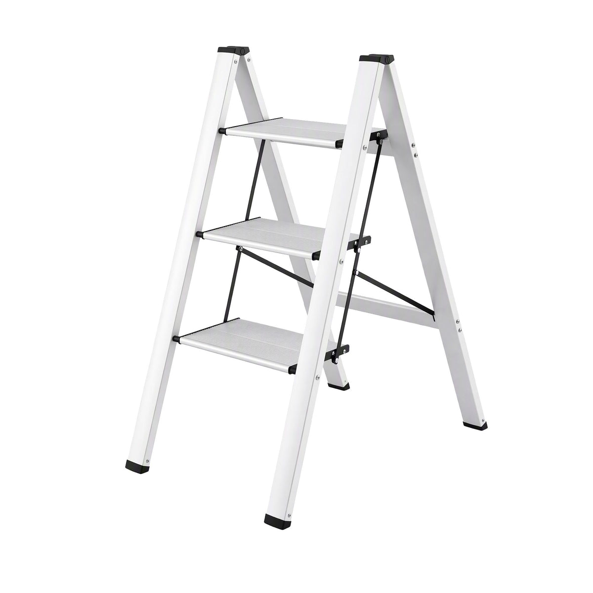 Giantz 3 Step Ladder Multi-Purpose Folding Aluminium Light Weight Platform