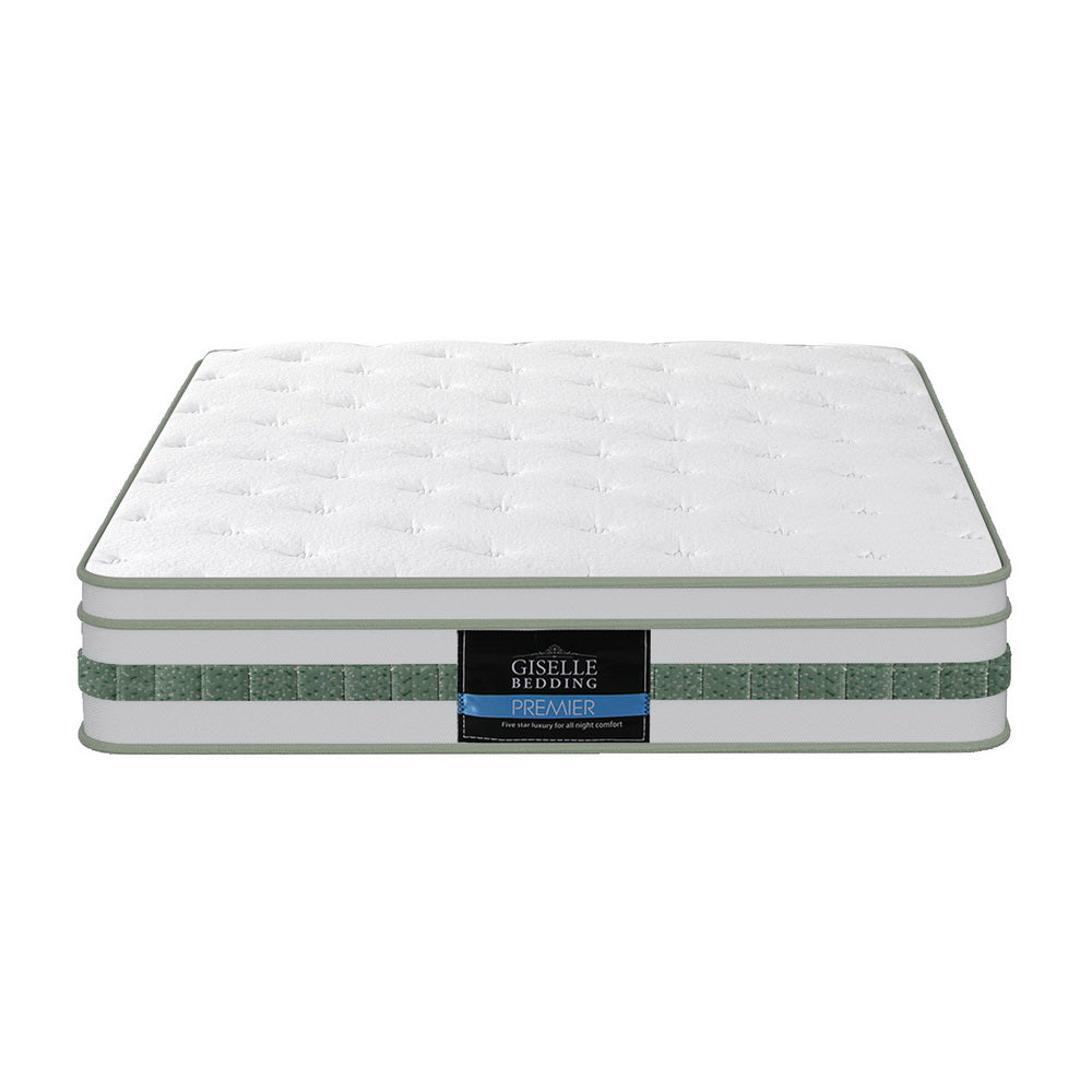 20cm Giselle Mattress King Single Green Tea Mattresses
