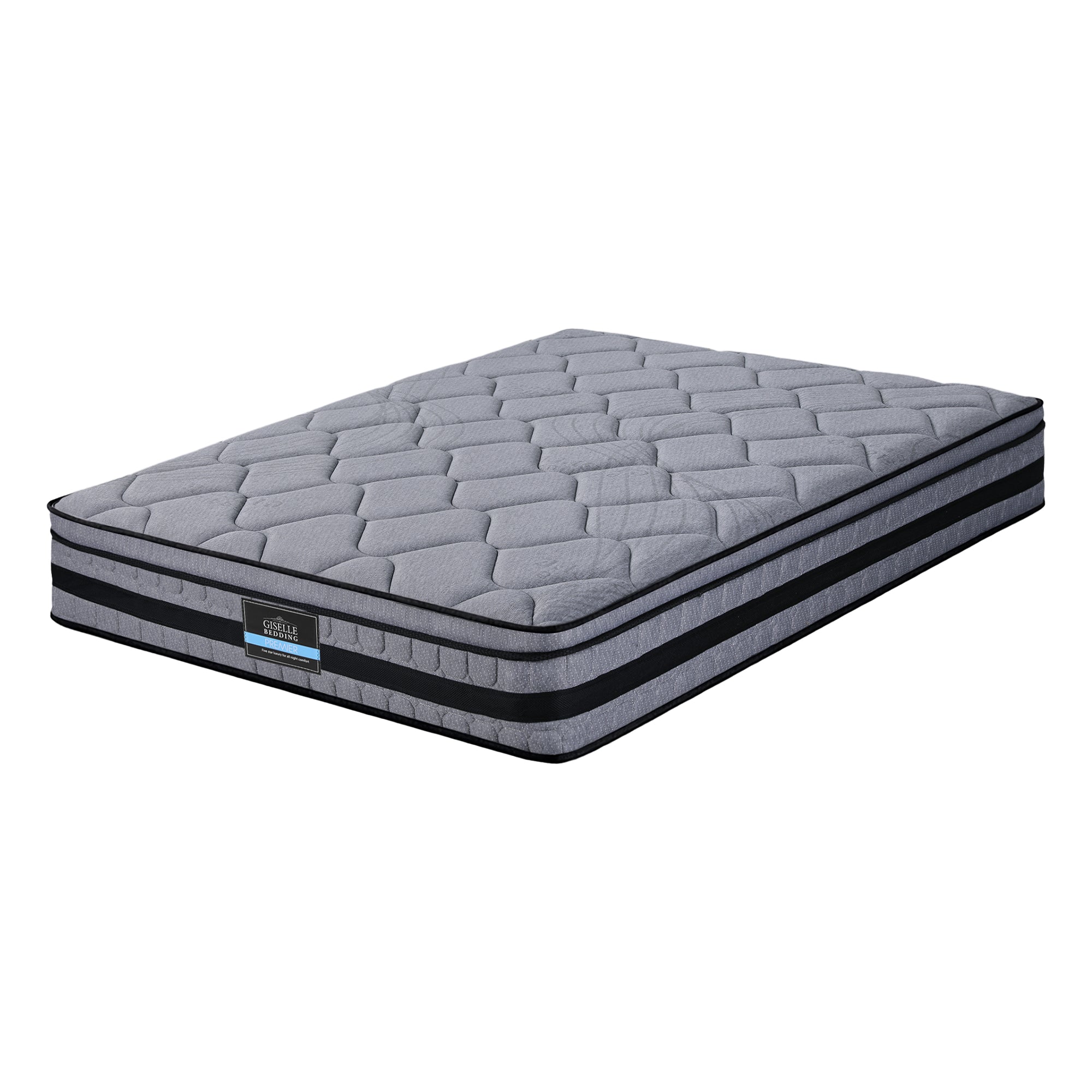 Giselle Bedding 34cm King Mattress Hybrid, Pocket Spring Bed Mattress