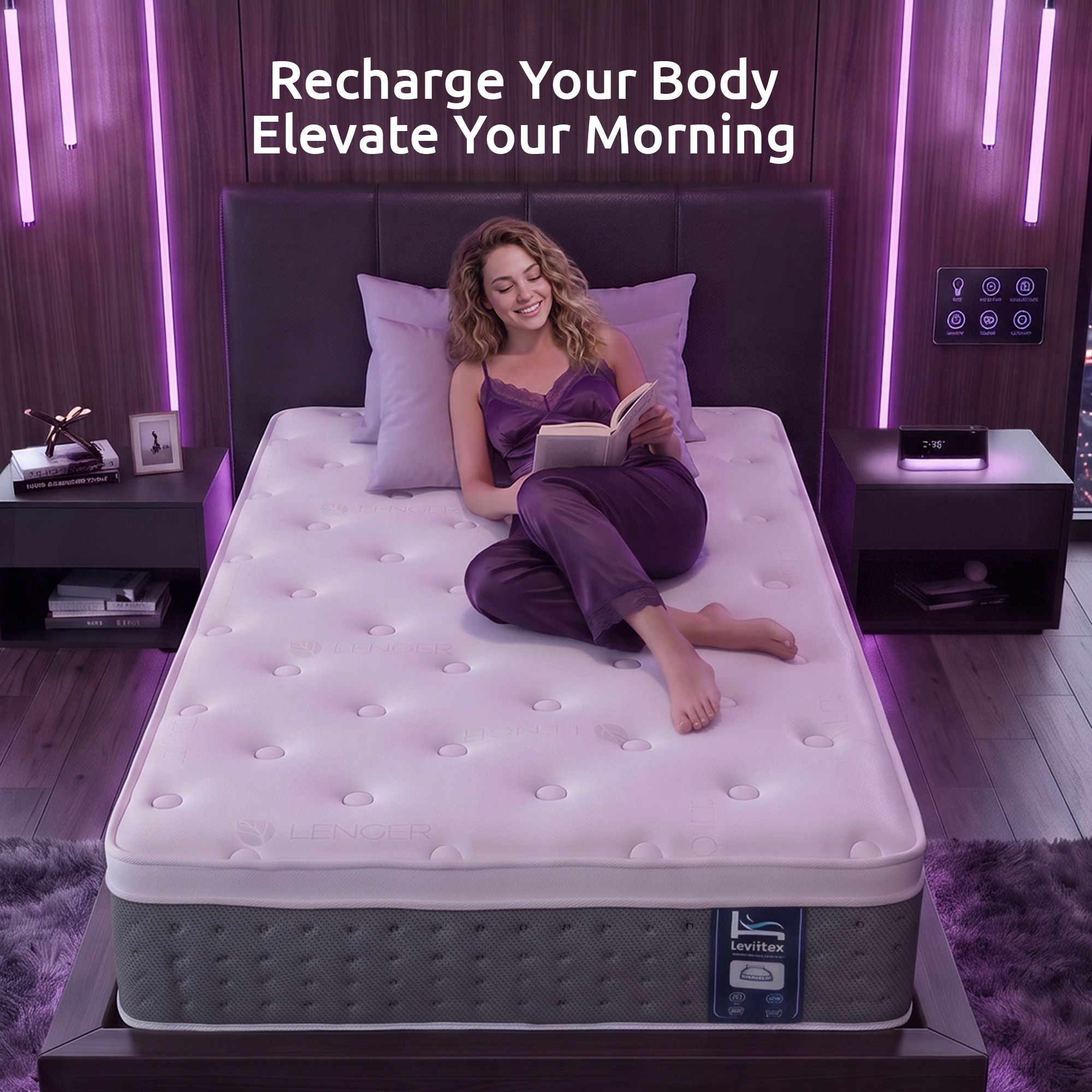Levitex Single Mattress Lumbar Support 5-Zone Individual Pocket Spring 30CM