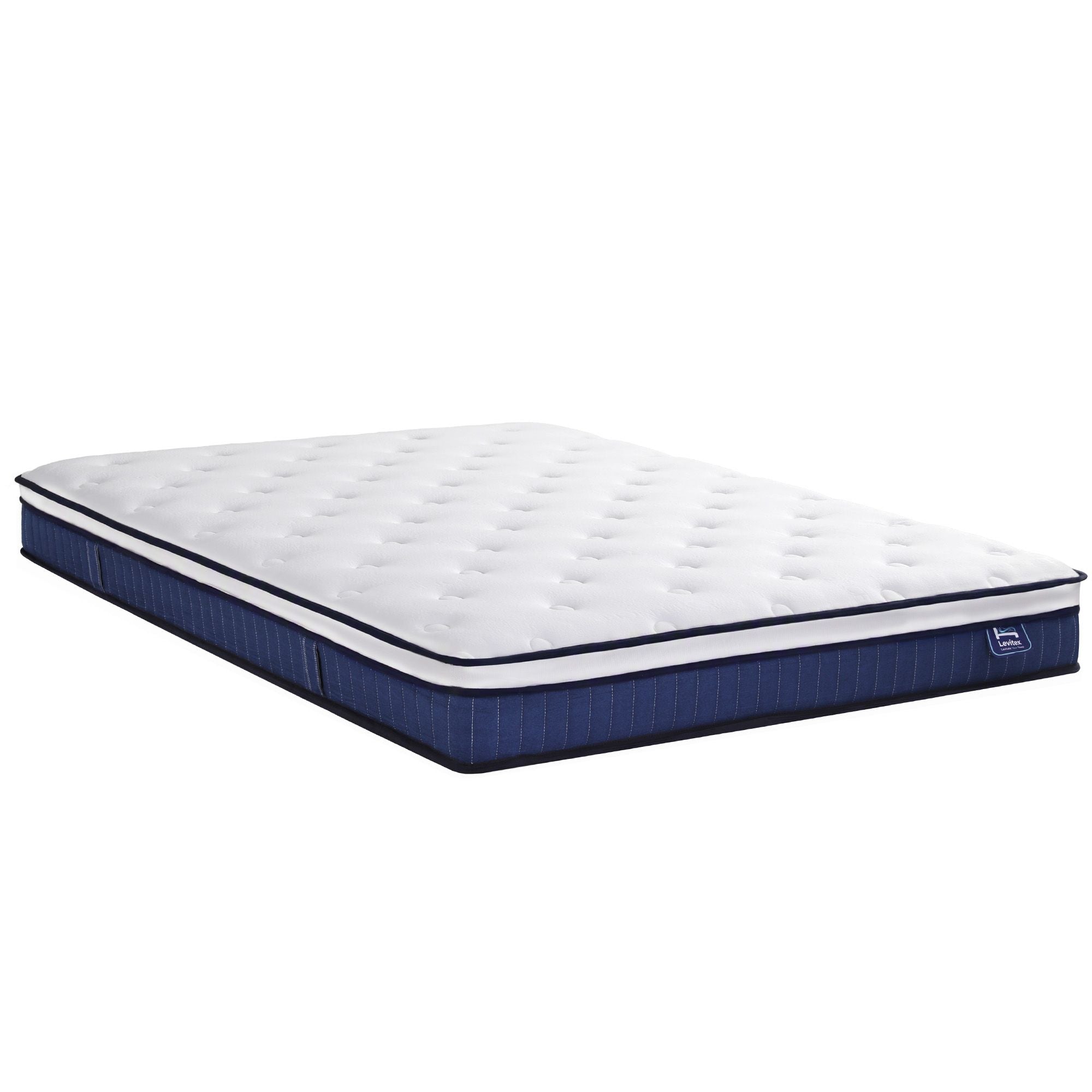 Levitex Queen Mattress 23CM With Pocket Spring & Cooling Gel Foam, Medium-Firm Full-Body Support, Mattresses In A Box
