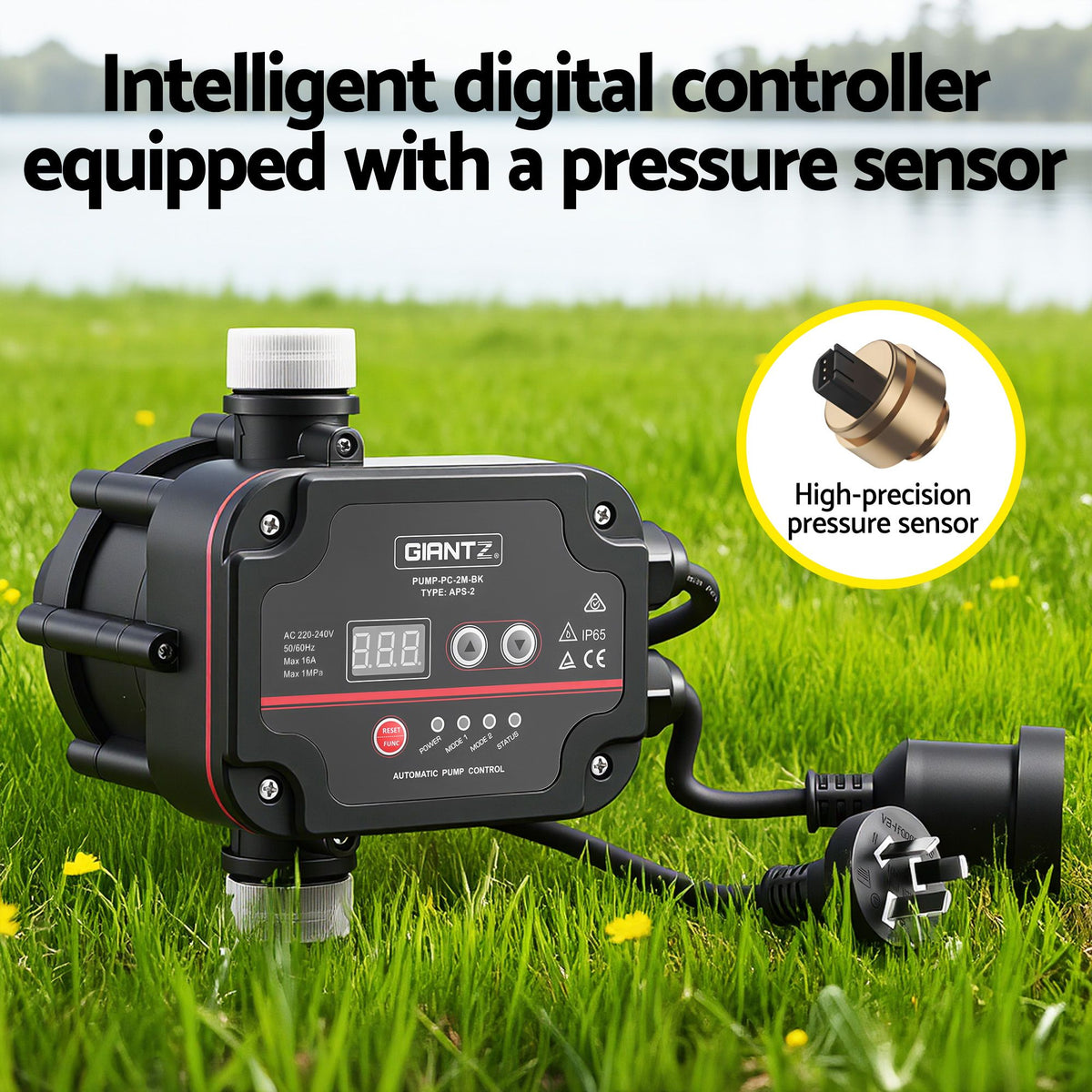 Giantz 5-Stage Water Pump Auto Controller Farm Irrigation Stainless Max. 2500W