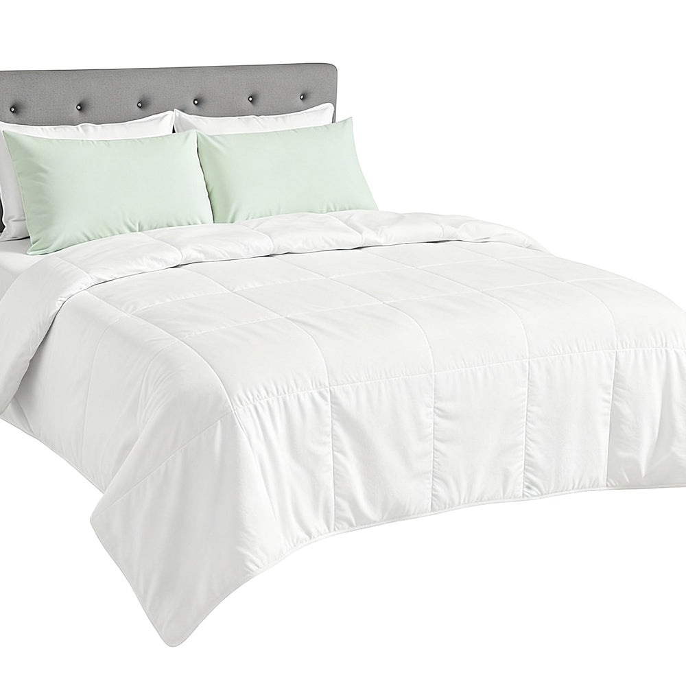 Giselle Bedding 200GSM Bamboo Quilt Summer Quilts All Season Doona Duvet Lightweight Queen