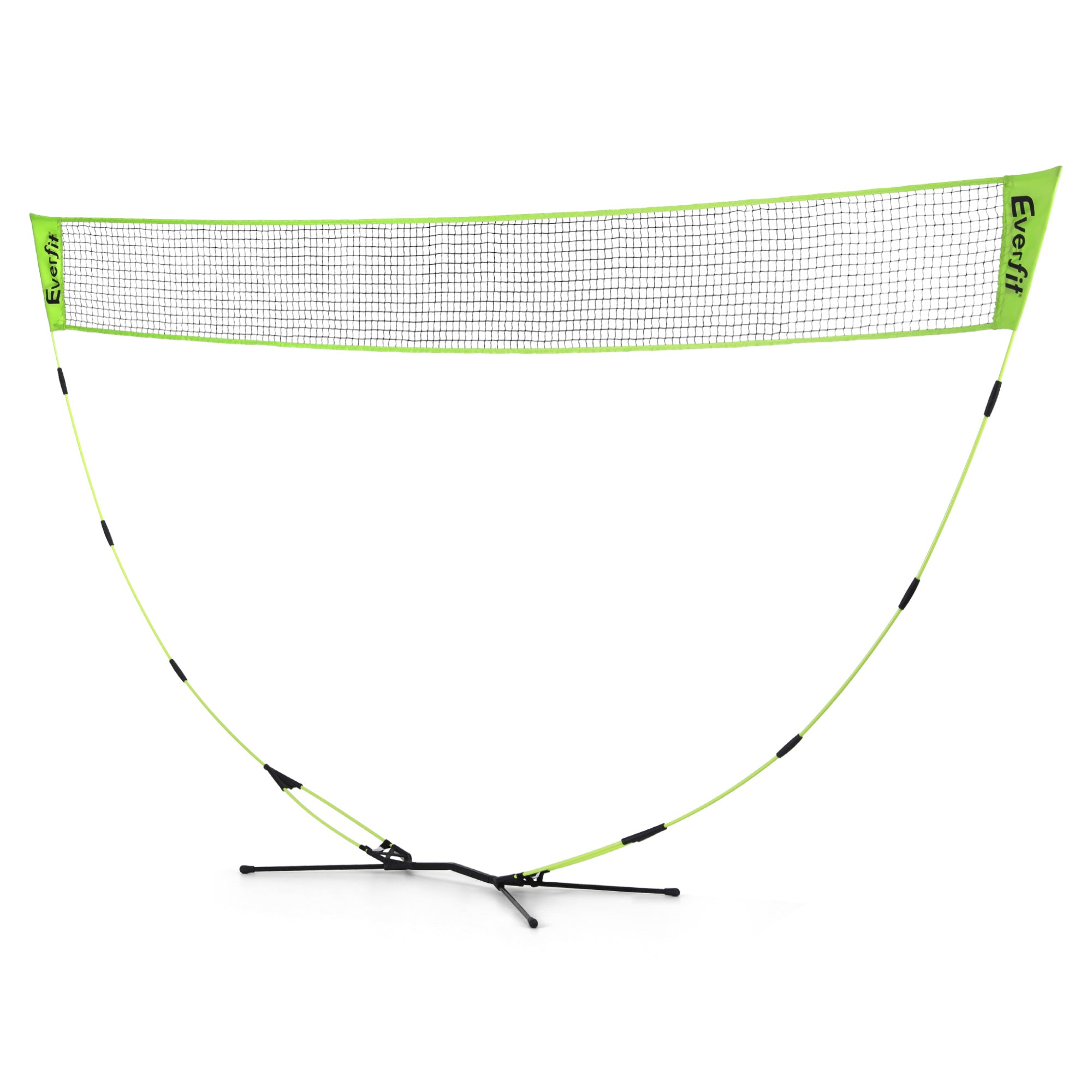 Everfit 3M Badminton Tennis Net Portable Volleyball Kit Yellow