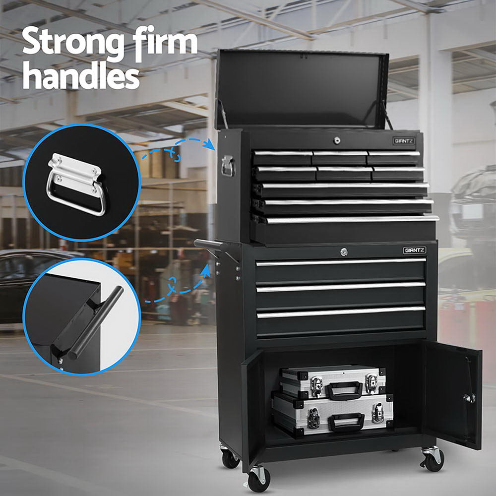 Giantz Tool Chest Trolley 12 Drawers Storage Cabinet Toolbox