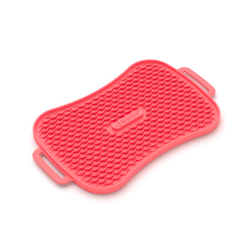 Marley Slowappy Reversible Lick Mat - Warm Ocean Red
