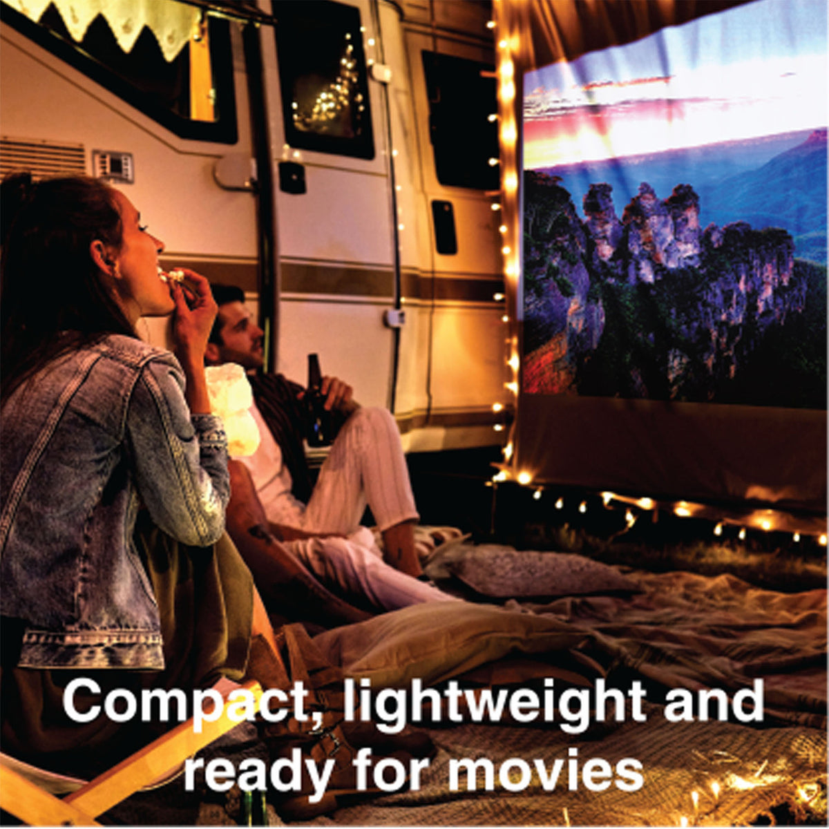 Laser Android LED Projector with Battery 1080p