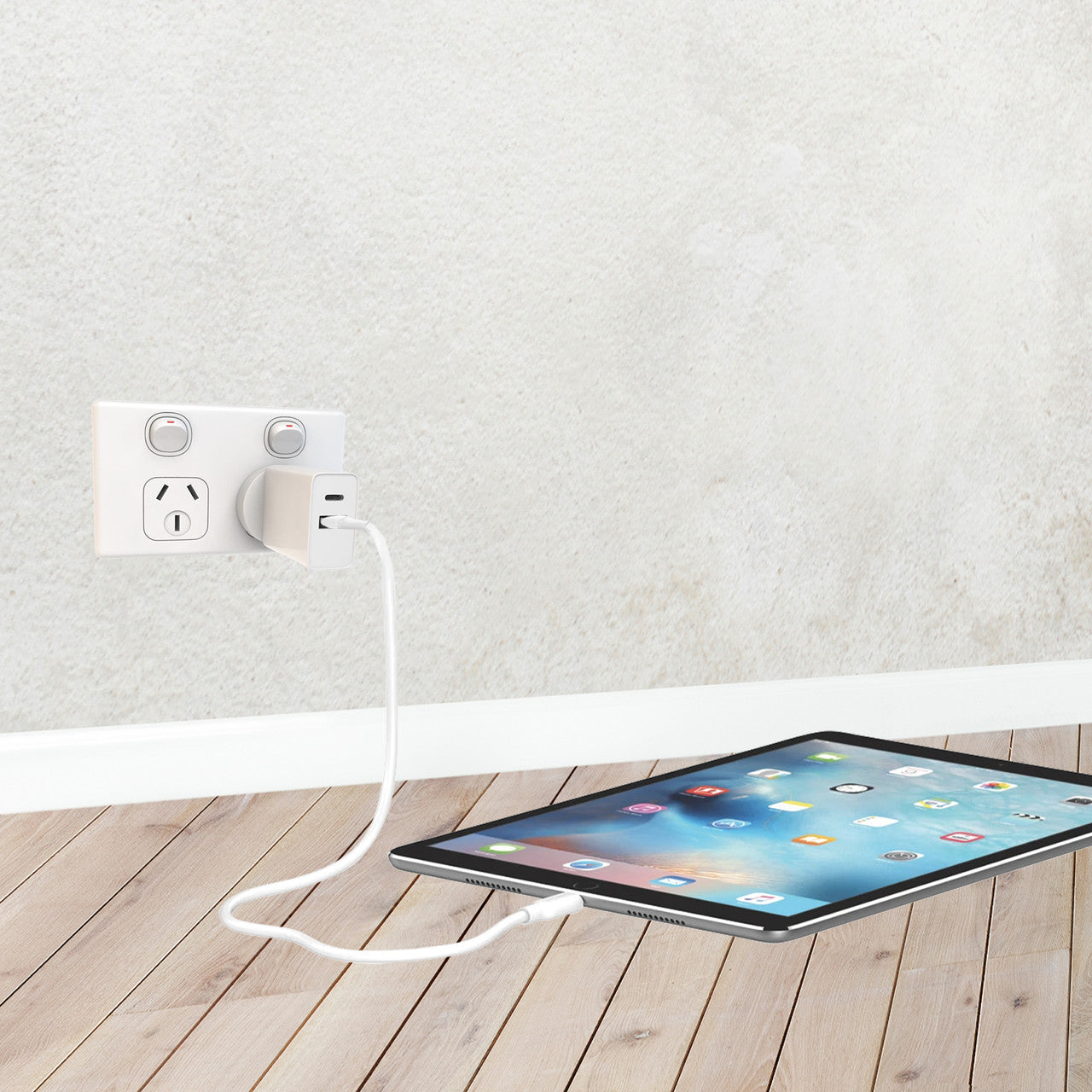 Laser ChargeCore USB-C 30W Dual PD Wall charger