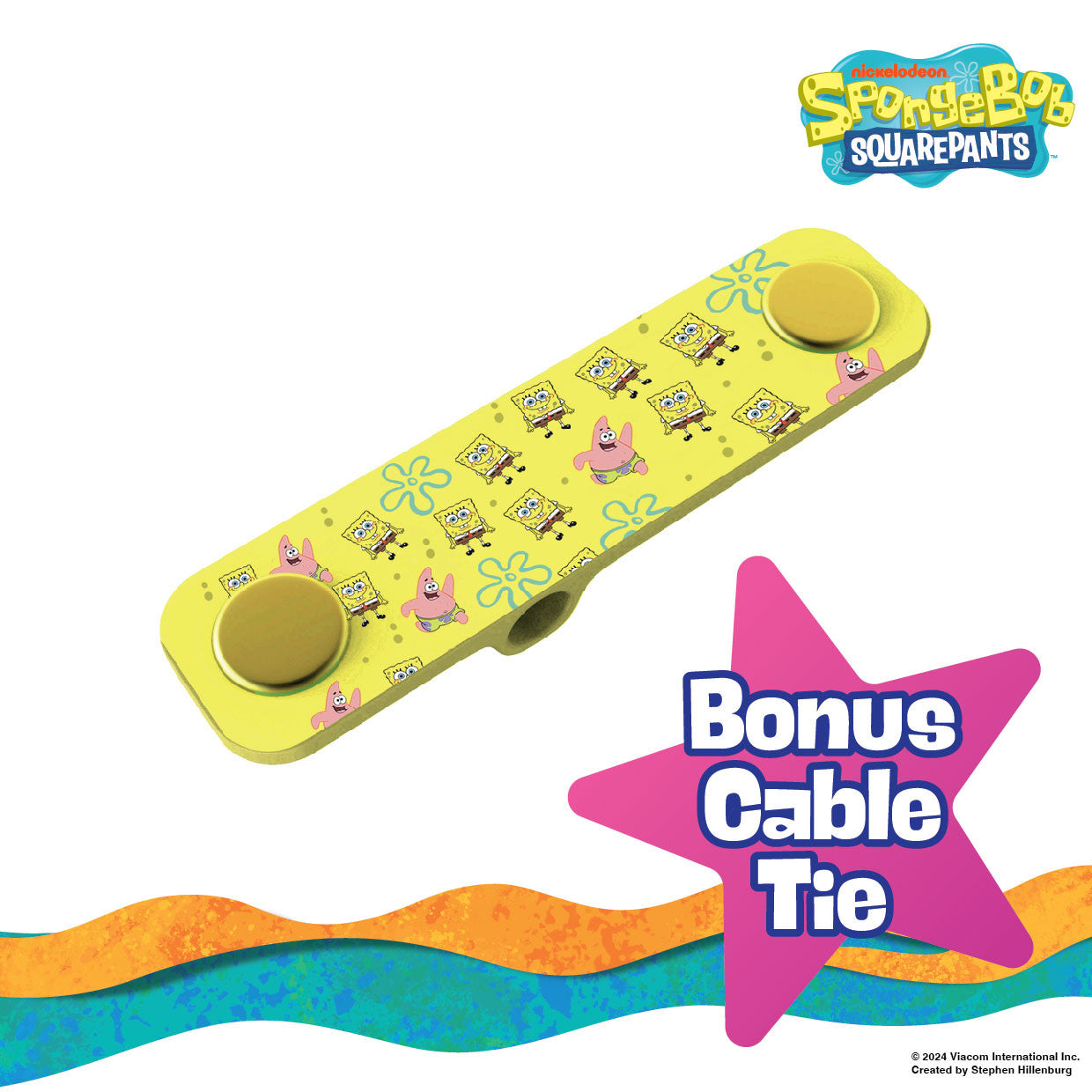 Sponge Bob SquarePants Lightning Cable 1M