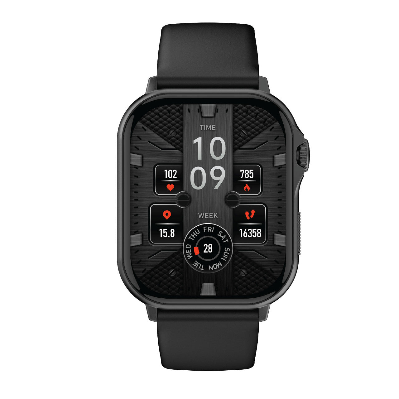 V-Fitness Smart Watch GPS and 2.1 inch Black
