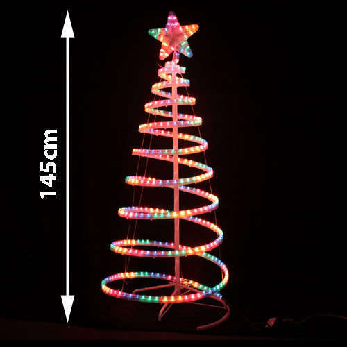 Samland Led 145cm Rope Light Christmas Tree & Star Motif Xmas New