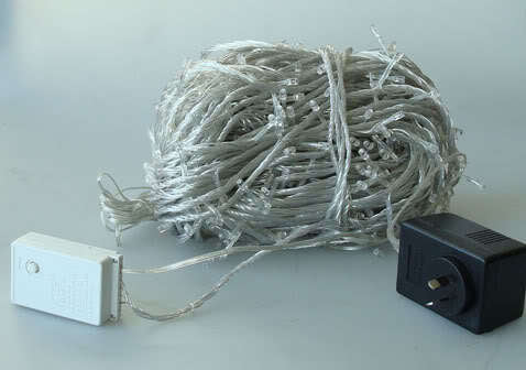 Samland 55M LED Christmas Fairy Light Clear String in Multi Color