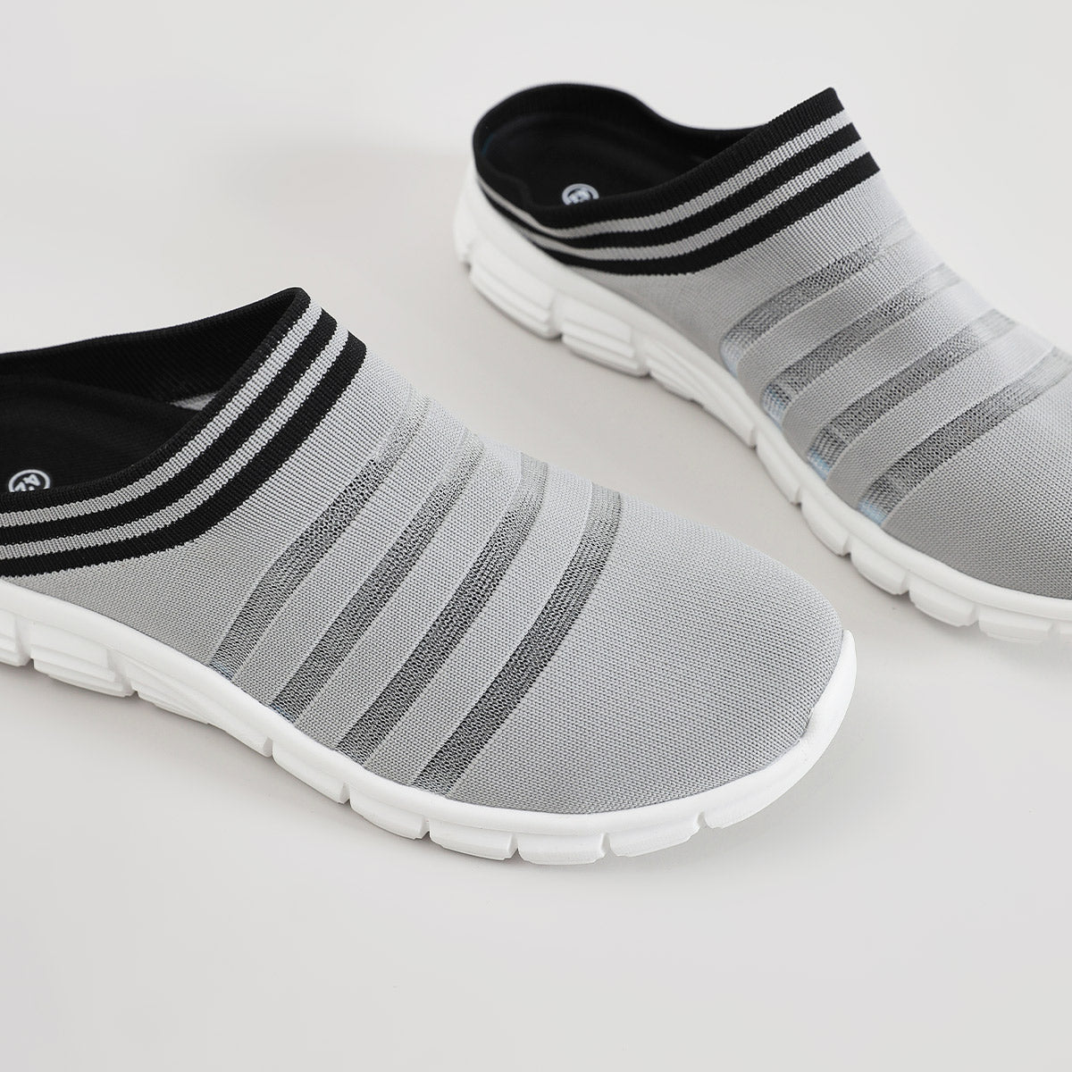 MEN'S BIRD'S NEST HALF-SANDALS 4555 - MEN - Grey / AUS Ladies9/Men7/EU40/25cm