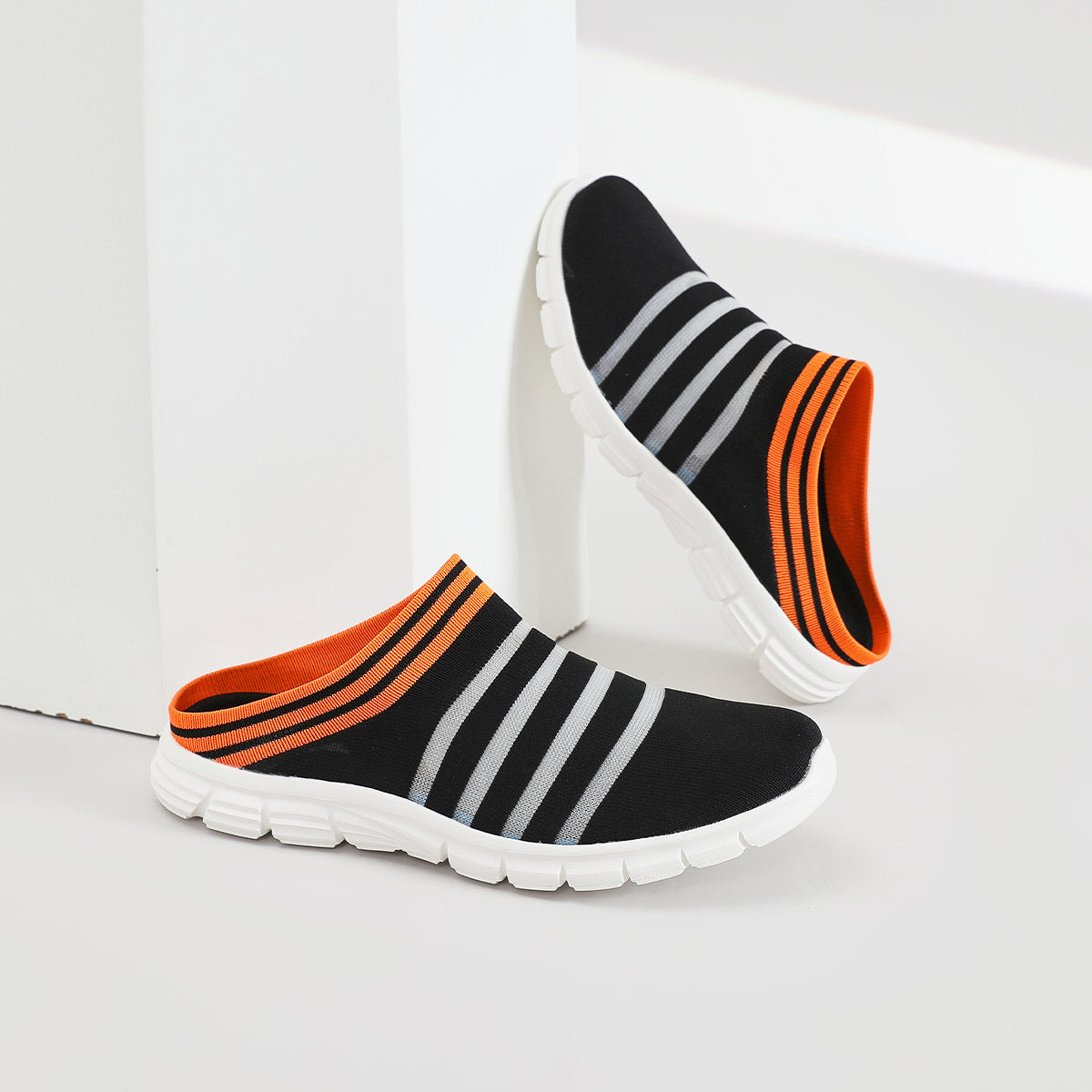 MEN'S BIRD'S NEST HALF-SANDALS 4555 - MEN - Orange / AUS Ladies11/Men9/EU43/26.5cm