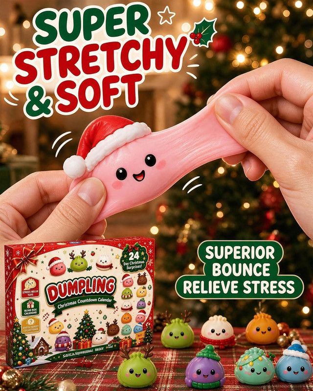 2026 Christmas Advent Calendar 24 Days Christmas Squishies for Adults
Christmas Squshies Dumpling Advent Calendar 2026 24 Days Festive Character Surprises and a Fun Holiday Countdown