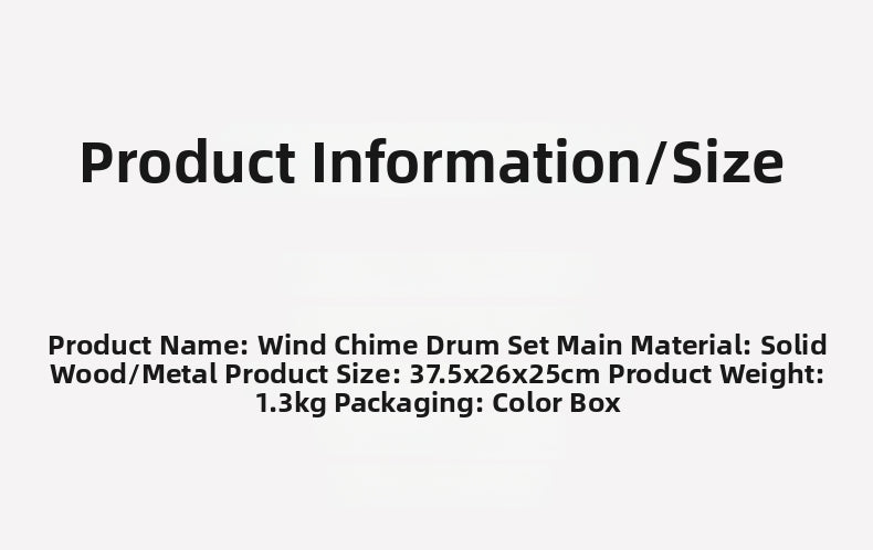 Multifunctional Wooden Frog Drum Set Toy for Kids