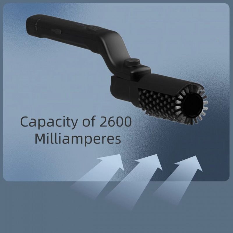 Electric Grill Brush Wireless Grill Cleaner Heavy-Oil Stain Removerr - Black - Size 1