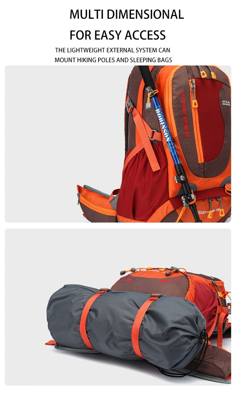 Blue Black Royal Mountain backpack, Extreme 35L backpack, travel backpack, outdoor backpack, high-quality backpack, Australian bush backpack, camping gear, hiking backpack 35L