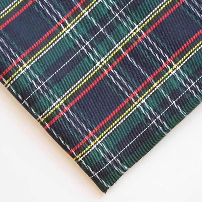 polyester woven fabric, plaid fabric, Christmas red green fabric, twill fabric, jacquard check fabric, fabric for bags, fabric for shoes, fabric for hats, fabric for pet decorations, festive fabric, holiday craft fabric, DIY fabric Australia - Purple - Si