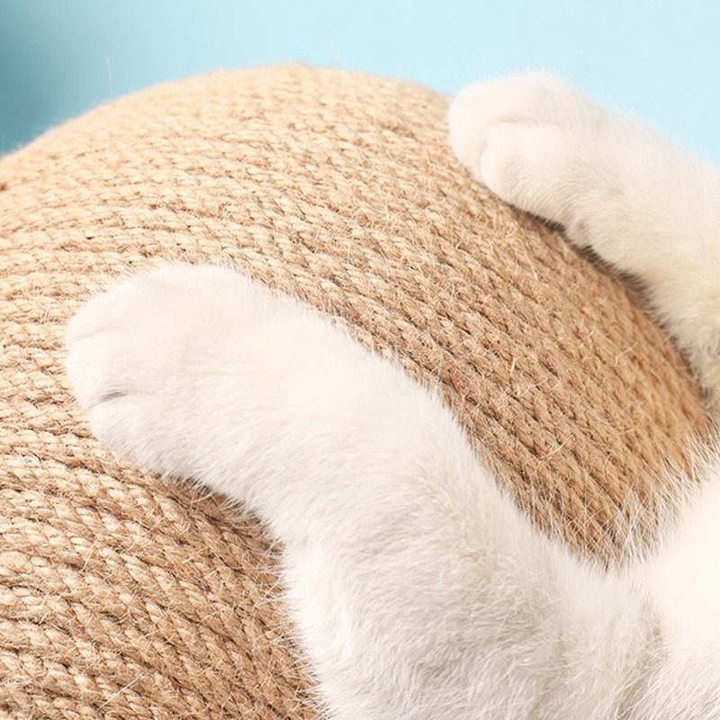 cat scratching post, vertical cat scratcher, debris-free cat post, cat self claw sharpener, cat exercise toy, durable cat scratching post, Australian cat accessories - Khaki - Size L