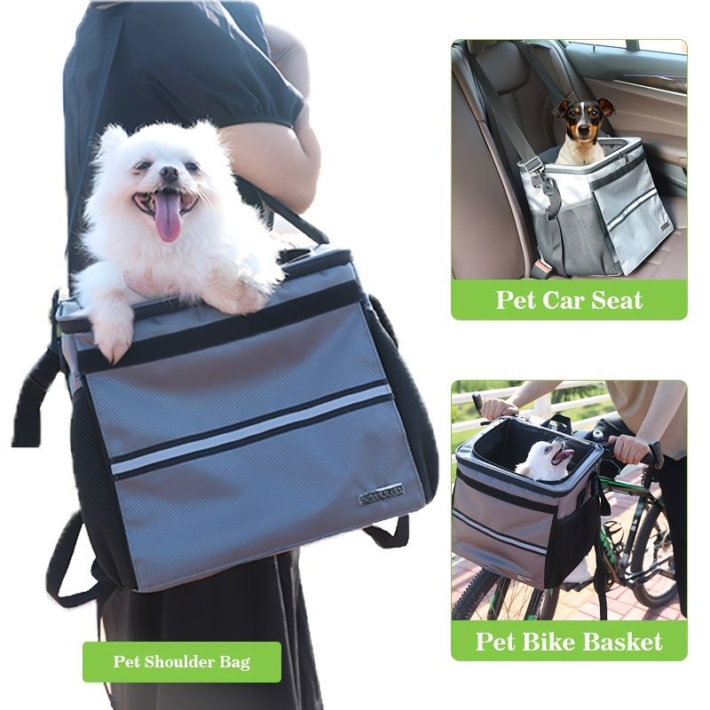 bicycle dog carrier, front mounted dog carrier, dog bike transport, pet cycling accessory, dog bike basket, Australian dog bike carrier, small dog carrier for bicycle