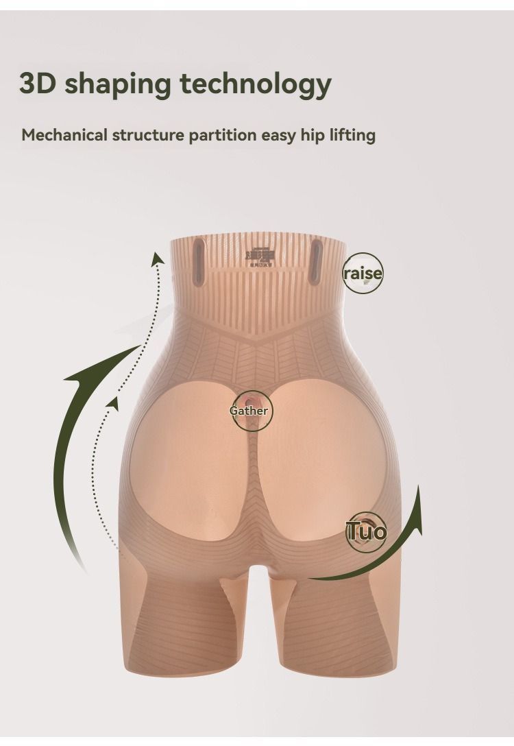 Antibacterial Shapewear Tummy Control Shorts Butt Lifting Shapewear Women'S - complexion - Size XXL65-80KG