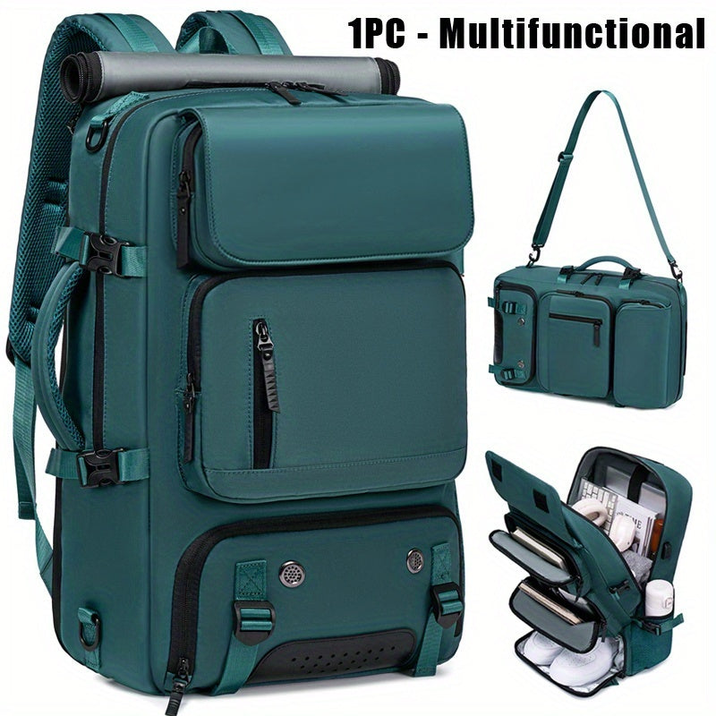 18.1-inch Easy-Travel Bag (46×30×16 cm): Four carrying modes in one bag, with independent shoe compartment and freely switchable hidden shoulder straps.(light purple)