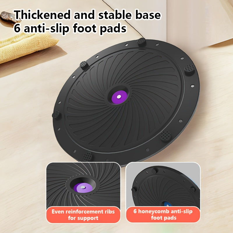 Hemisphere Trainer – Portable Inflatable Balance Trainer, specifically designed for core training, yoga, rehabilitation, and Pilates, equipped with a stable base. Suitable for home gyms, fitness centers, and physical conditioning.(GREY)