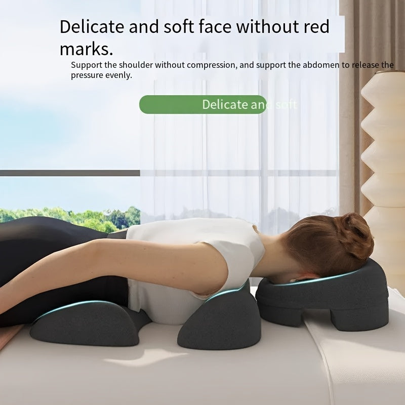 Comfort Zoning, No Fatigue—Ergonomic Beauty Bed Pillow Set(dark gray)