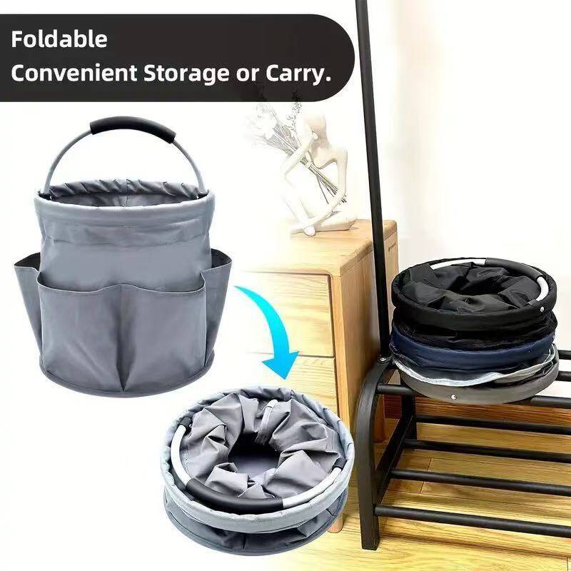 600D Oxford Cloth Gardening Tool Bag with 6 Side Pockets & Aluminum Handle β Wear-Resistant & Scratch-Resistant