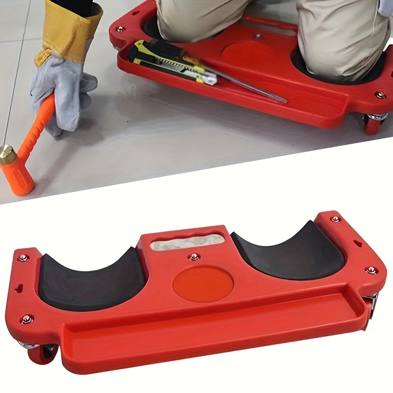 【Three-Level Knee Brace · Scenario-Based Design】Flexible side support, abrasion-resistant cushioning, extended stability—specially designed for sports and labor, offering comprehensive knee protection to empower your free movement and peace of mind!(Red)