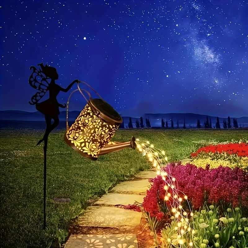 A pcs Christmas-Themed Outdoor Solar String Lights | Waterproof & Durable with Smart Light Sensor | Ideal for Garden/Balcony/Window Decoration & Party/Festival Atmosphere
