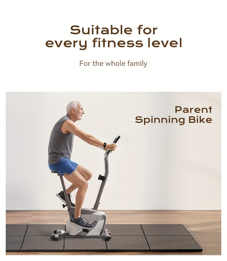 Thickened Foldable Fitness Mat๏ฝAnti-Slip Home Exercise Mat for Treadmill and Yoga, Multi-Functional Silent Floor Protector