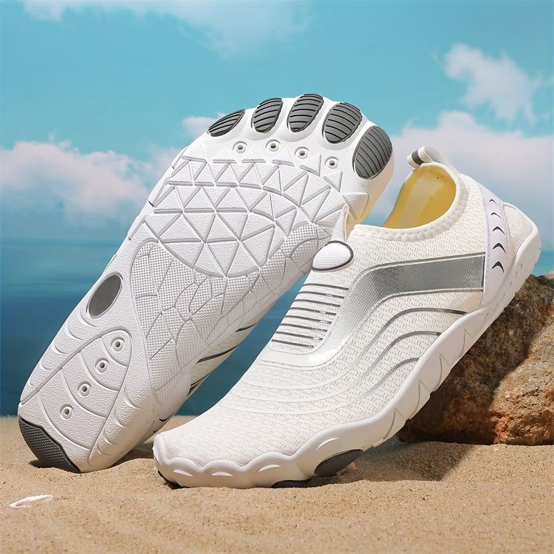 Unisex Quick-Dry Water Shoes for Fishing, Surfing & Hiking - Beige - Size 10(AU10/EU43)