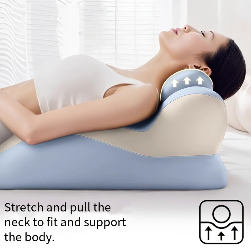 Bed Stomach-Sleep Pillow - Multi-functional Prone Position Pillow for Stomach Sleeping, Phone Use, Reading, Couples Fun Play, Intimacy Aid for Couples, Bed Hip Elevation Tool, Pā Pā Pillow(YELLOW)