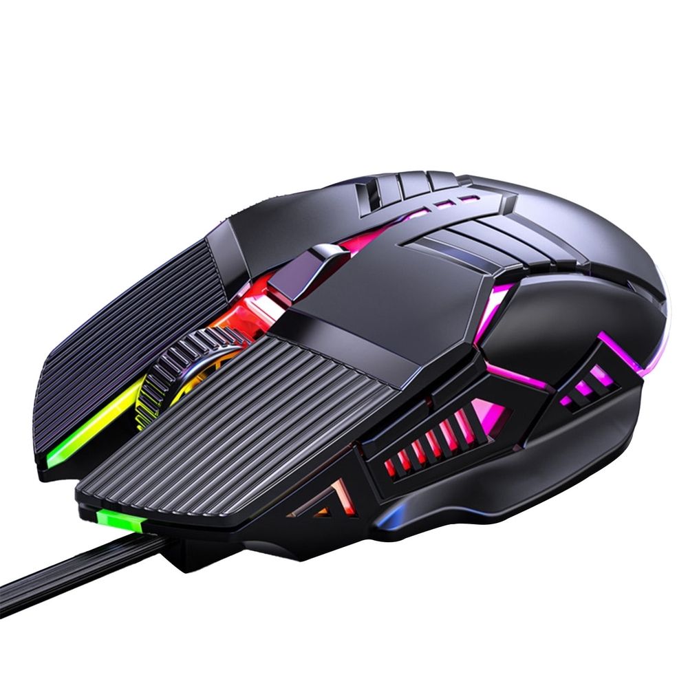Pink Wired Gaming Mouse 4 Speed Dpi Adjustment Macro Customization Usb Connection For Multi Platform Use
