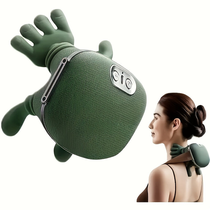 New Heating Massage Gun 1kg Lightweight Design Palm Warm Compress Multi Dimensional Massage Experience Say Goodbye to Single Vibration and Heavy Feel of Old Model