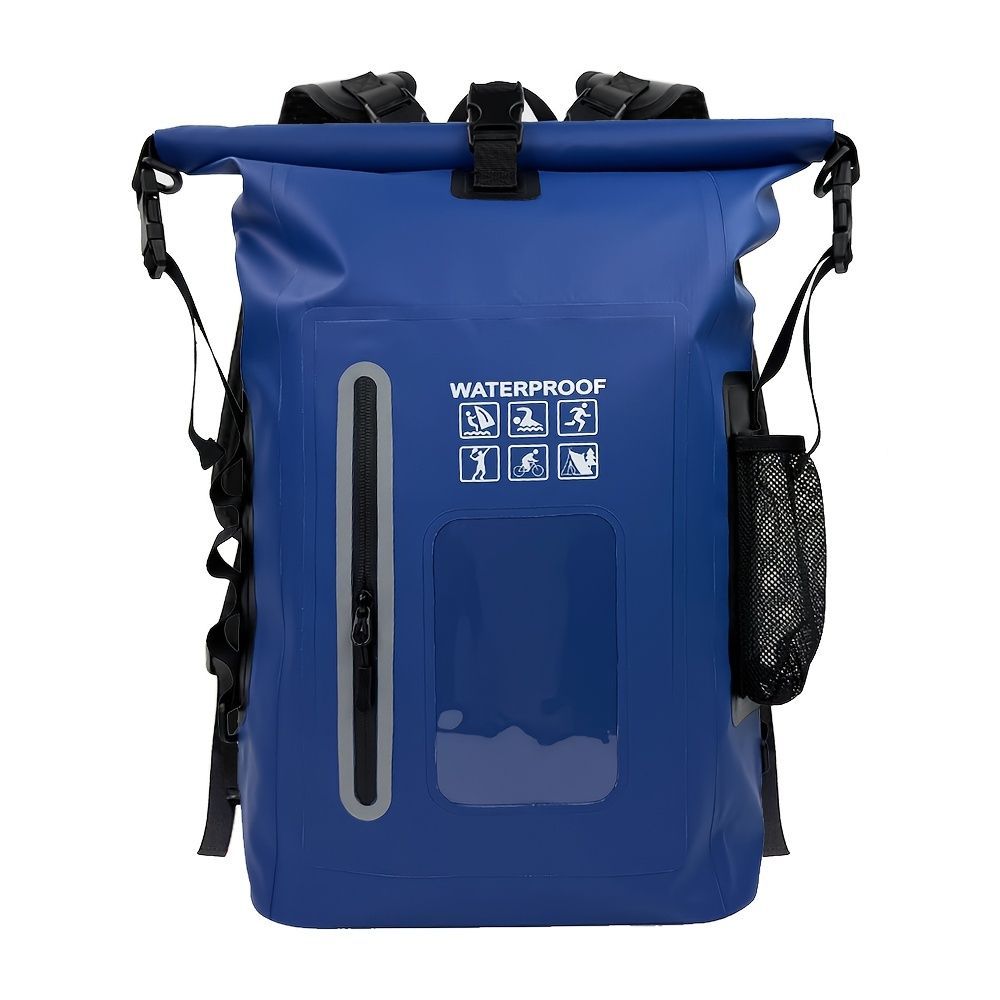 waterproof backpack, dry-wet separation, outdoor sports backpack, fishing backpack, camping backpack, canyoning backpack, swimming backpack, rafting backpack, waterproof gear, Australia outdoor backpack, hiking backpack water resistant - Cyan - Size 25L
