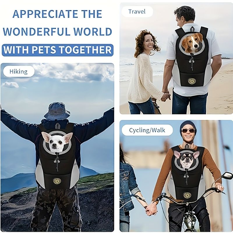 dog carrier backpack, small dog carrier, pet travel backpack, outdoor pet carrier, Australian pet gear, hands-free dog pack, portable pet carrier