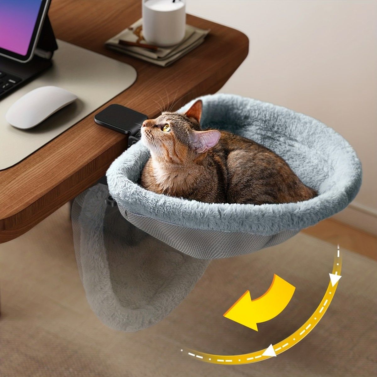 hanging cat bed, cat resting place, space - saving cat bed, cat furniture, high - quality cat bed