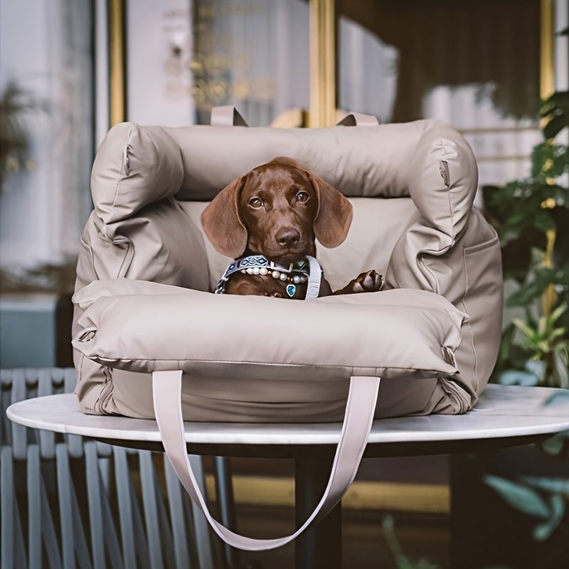 Green Blue Black car dog seat, dog travel, pet car accessories, dog safety in car, Australian pet products, dog car seat, portable dog bed, road trip with dog