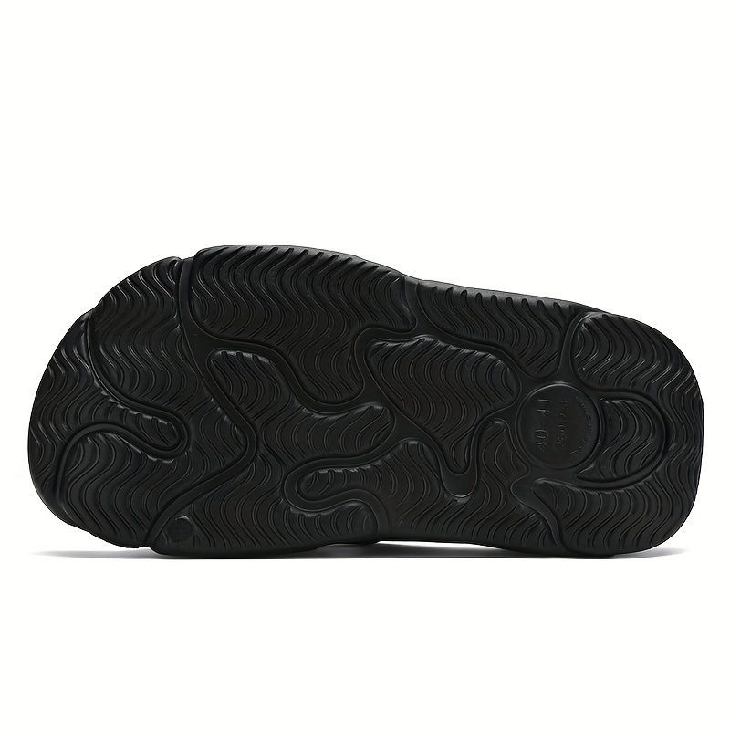 Men'S Slippers EVA Slippers Indoor Outdoor Slippers Beach Slippers Shower - Khaki - Size 45